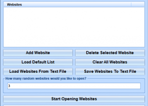 software - Random Website Viewer Software 7.0 screenshot