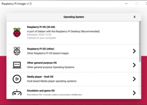 software - Raspberry Pi Imager 1.9.0 screenshot