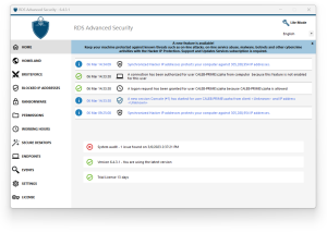 software - RDS Advanced Security 6.4.7.19 screenshot