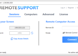 software - RDS Remote Support 3.60 screenshot