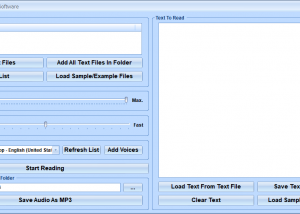 Read Text Files Aloud Software screenshot