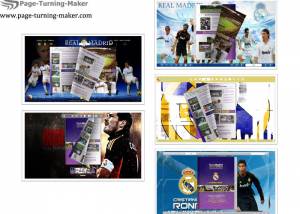 software - Real Madrid FC Theme for Page Turning Book 2.0 screenshot