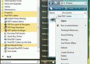software - Real PDF Creator 3.0 screenshot