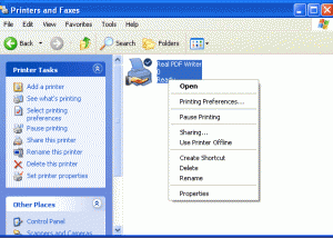 software - Real PDF Writer 3.0 screenshot