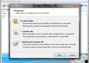 ReaSoft Network Drive screenshot