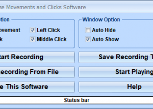 software - Record Mouse Movements and Clicks Software 7.0 screenshot