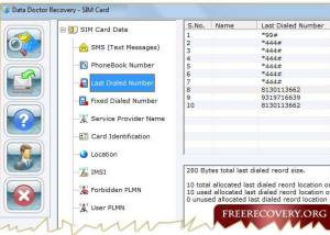 software - Recover Deleted SMS Messages 9.0.1.5 screenshot