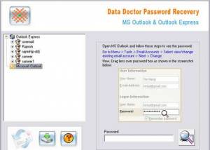 Recover Outlook Password screenshot