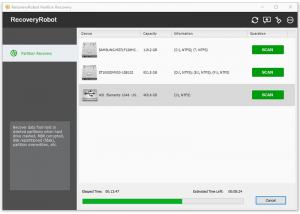 RecoveryRobot Partition Recovery screenshot