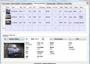 software - Reduce Car Costs 1.2.3 screenshot