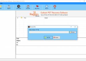 software - Regain Outlook PST Recovery 12.08.20.18 screenshot