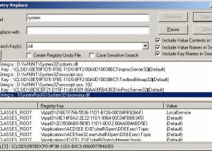 software - Registry Replacer 1.310 screenshot