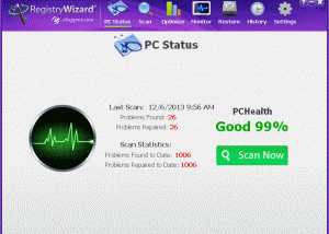 software - RegistryWizard 3.5.19.504 screenshot