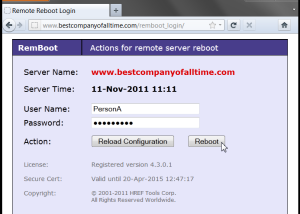 software - RemBoot 4.6.0.3 screenshot