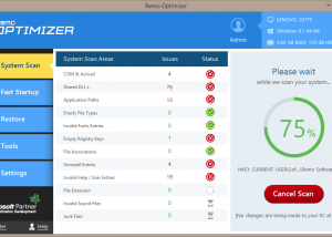 software - Remo Optimizer 2.0.0.115 screenshot