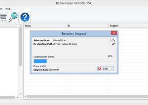 software - REMO Recover Outlook (PST) 3.0.0.33 screenshot