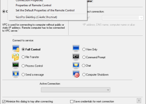 Full Remote Administrator Control Client Lite screenshot