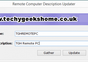 software - Remote Computer Description Updater 1.4 screenshot