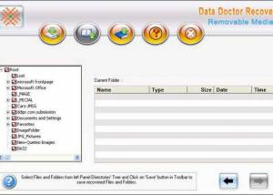 Removable Media Data Recovery Software screenshot