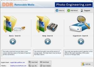 software - Removable Media Data Rescue Tool 3.4.1.4 screenshot