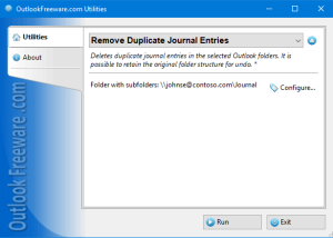 software - Remove Duplicate Journal Entries 5.0 screenshot