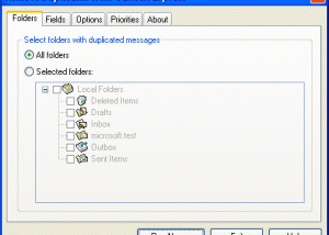 Remove Duplicates from Outlook Express screenshot