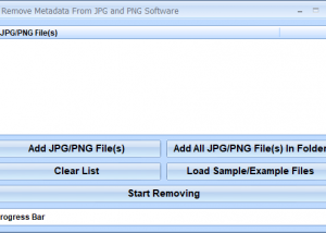 software - Remove Metadata From JPG and PNG Software 7.0 screenshot