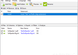 software - ReNamer Lite 7.7 screenshot