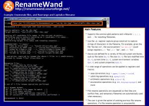 RenameWand screenshot