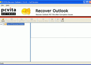 software - Repair Errors Outlook PST File 2.5 screenshot