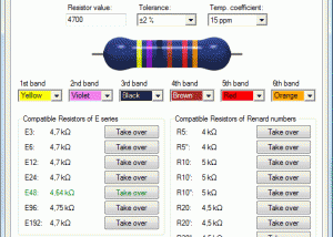 Resistor Calculator screenshot