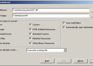 ResourcesExtract screenshot