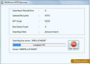 software - Restore Data for NTFS 4.0.1.6 screenshot