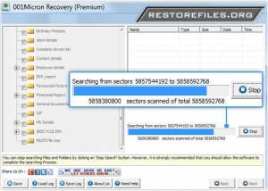 software - Restore File Software 6.1.1.3 screenshot