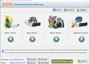 software - Restore Files 5.8.4.1 screenshot