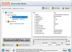 Restore USB Drive Software screenshot