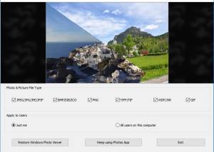software - Restore Windows Photo Viewer 1.23 screenshot