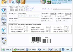 software - Retail Barcode Generator 7.3.0.1 screenshot