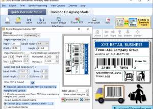 software - Retail Barcode Label Maker Software 4.10 screenshot