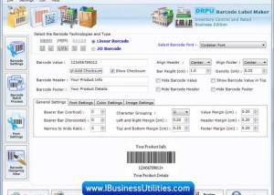 software - Retail Business Barcode Labels 7.3.0.1 screenshot