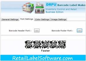 Retail Inventory Barcode Fonts screenshot