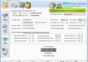 software - Retail Inventory Barcode Maker 8.3.0.1 screenshot