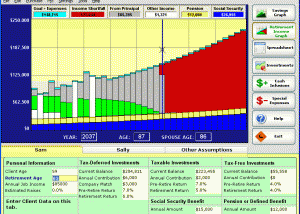 Retirement Savings Planner screenshot