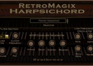 software - RetroMagix Harpsichord VST VST3 AU 2.0 screenshot