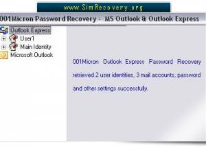 software - Reveal Outlook Password 4.8.3.1 screenshot