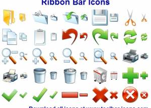 software - Ribbon Bar Icon Set 2012.2 screenshot