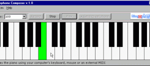 Ringophone.com ringtones composer screenshot