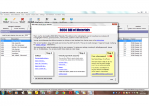 software - ROBO Bill of Materials 2.2.5 screenshot