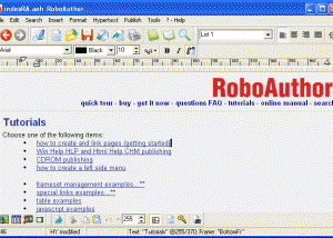 software - RoboAuthor 2016.7.8 screenshot