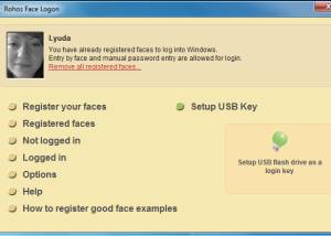 software - Rohos Face Logon 5.2 screenshot